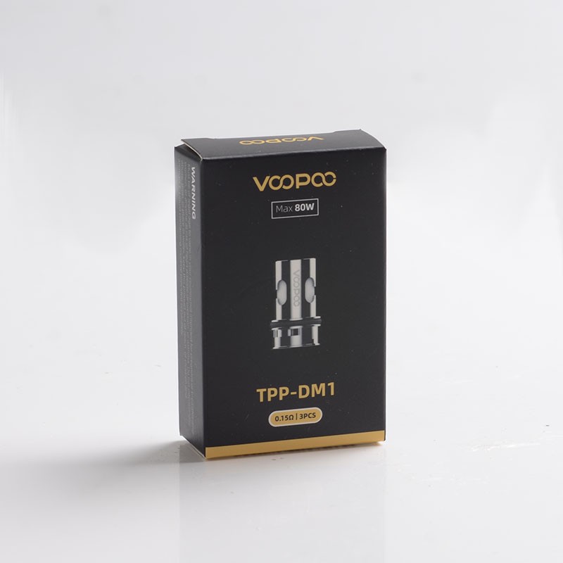 Voopoo TPP Replacement TPP-DM1 Coil for Drag 3 Kit / TPP Tank Atomizer - 0.15ohm (60~80W) (3 PCS)