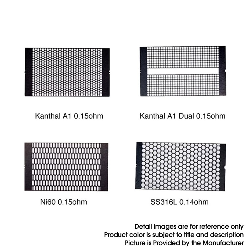 Steam Crave Aromamizer Plus V2 RDTA Replacement Dual Mesh Strip Coil - 0.15ohm, Kanthal A1 (10 PCS)