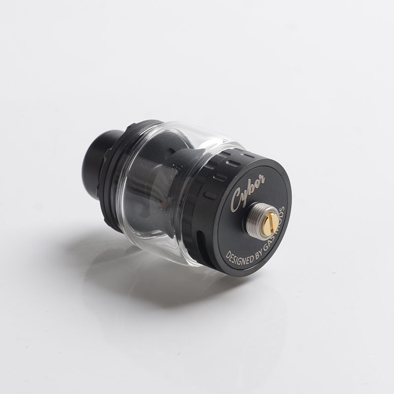 Gas Mods Cyber RTA Rebuildable Tank Vape Atomizer, Bottom and Side Inlet, 24mm Diameter