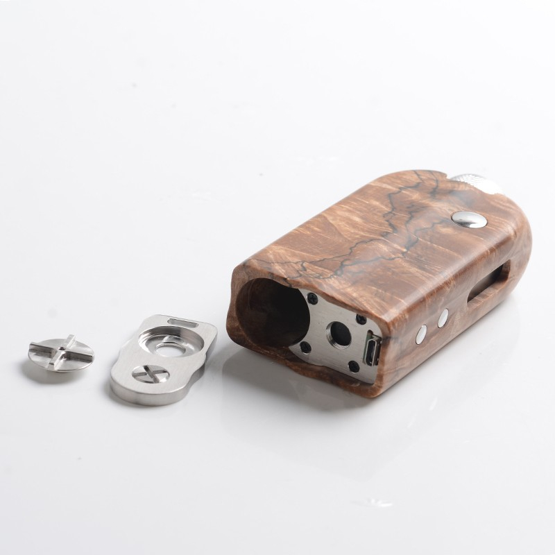 SXK Scud TT Style TC VW Box Mod, Stabilized Wood, 1~60W, 1 x 18650