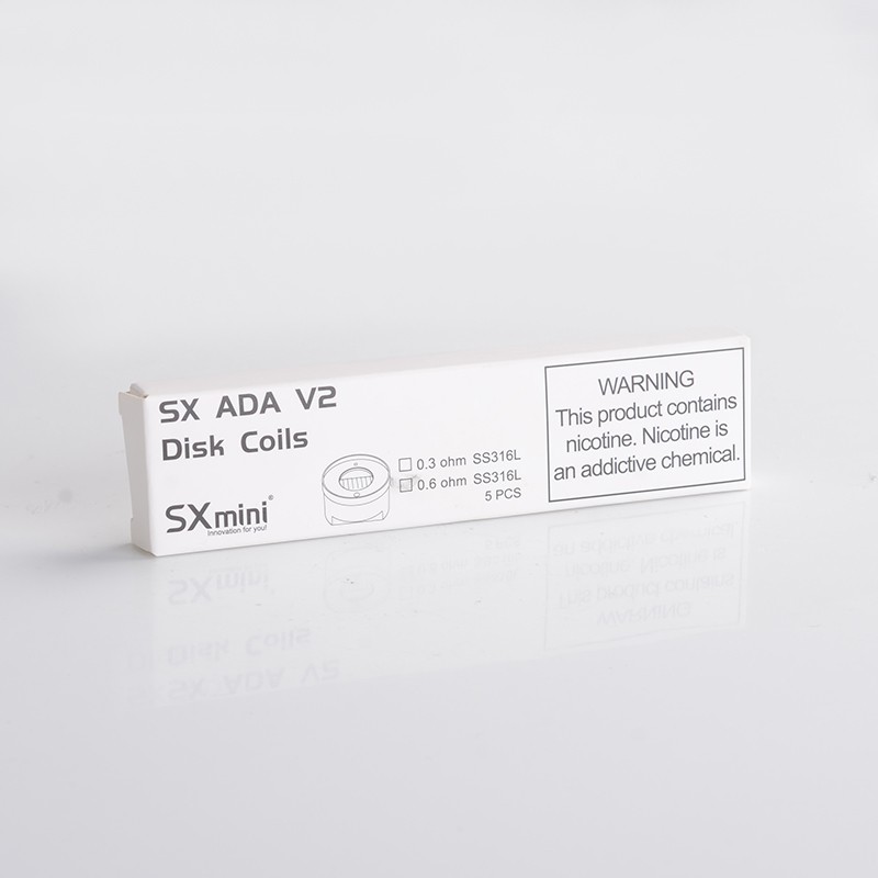 SXmini SX Nano Pod System Mod Kit / Atomizer Replacement SX ADA V2 Coil - 0.6ohm (5 PCS)
