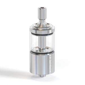 Autentico Auguse kuaifu 22mm RTA atomizer - argento, 4,0 ml, 2 x 0,9 mm, 2 x 0,8 mm, 2 x 1,0 mm, 2 x 1,2 mm, 1 non poroso, 22 mm
