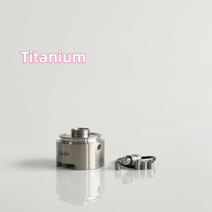 Rekavape Baya Style RTA Tank Atomizer - 4.2ml, Silver/Titanium 1.2/1.5/1.8mm Pin Udara Diameter 22mm