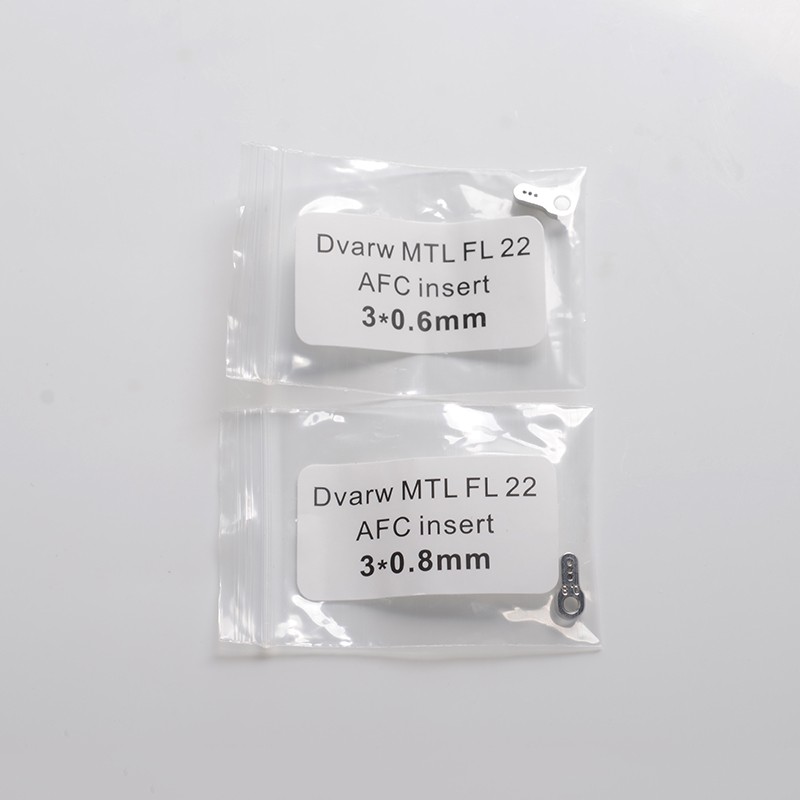 SXK Dvarw MTL FL Facelift 22mm RTA Vape Atomizer Replacement Triple-Hole Airflow AFC Inserts - 3 x 0.6mm + 3 x 0.8mm (2 PCS)