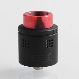 Authentic Vandy Vape Maze Sub Ohm BF RDA Rebuildable Dripping Atomizer - Black, Stainless Steel, 2ml, 24mm Diameter
