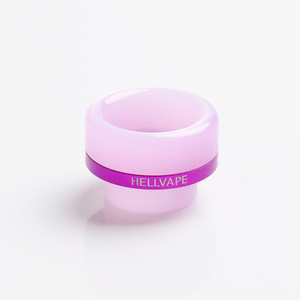 Authentic Hellvape Dead Rabbit V2 RDA Vape Atomizer Replacement Ag+ Anti-bacterial 810 Drip Tip - Lilac, Resin