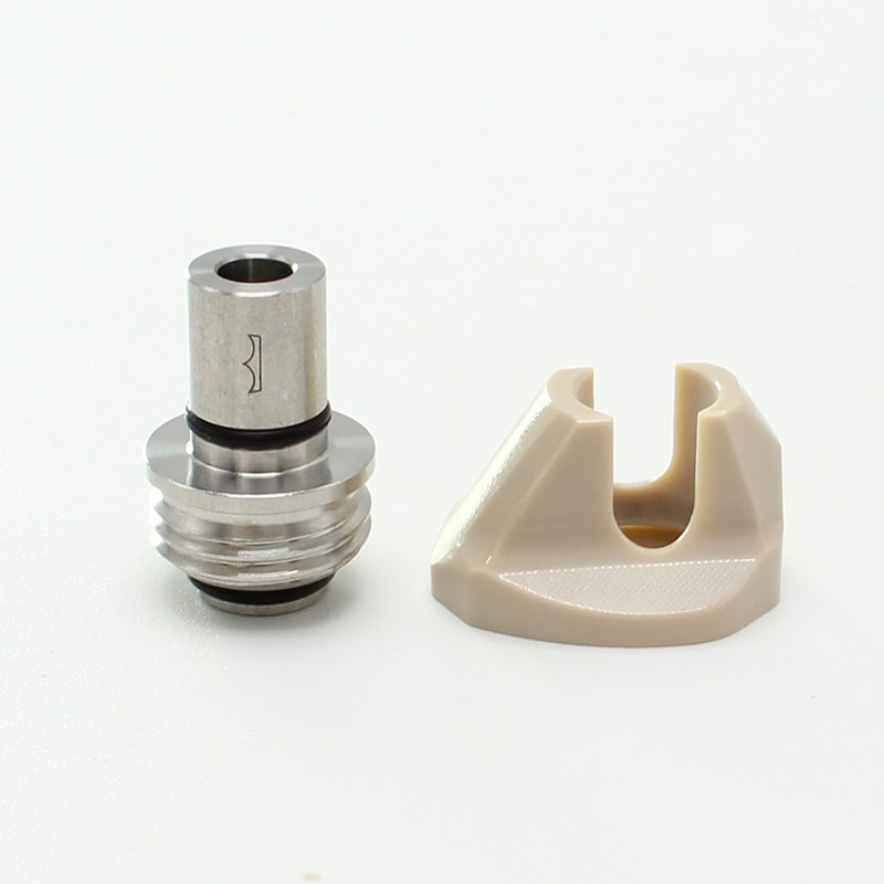 SXK Monarchy Cyber 510 Drip Tip Set - 316SS + POM / PEEK / PET, 3 x Mouthpieces + 2 x 510 Connector Base