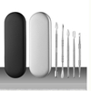 Set di strumenti per cera e intaglio in acciaio inossidabile a 6 pezzi-kit di taglio, tubo e scultura multiuso con accessori in silicone