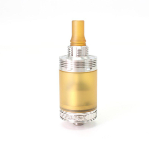 SXK Four One Five 415 V2 Style MTL RTA Atomizer - Silver ، 316SS + PEI ، 4 مل ، 22 مم ، قطره