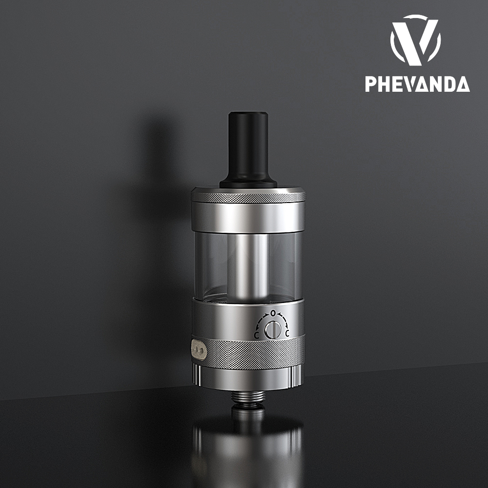 Phevanda A2 RDL RTA Rebuildable Tank Vape Atomizer 4.0ml, 23mm Diameter