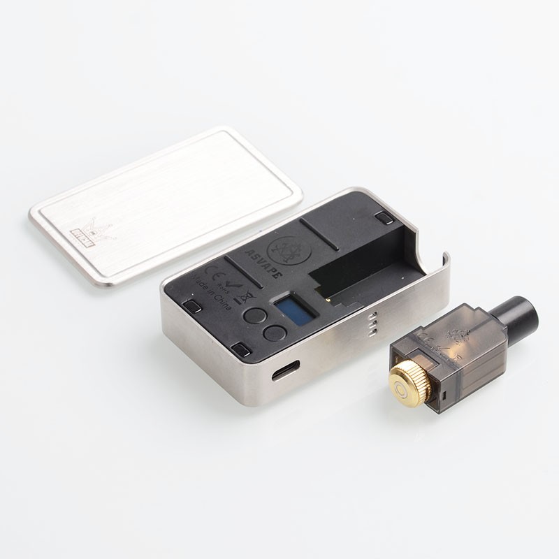 Authentic BMI Micro 30W 1200mAh VW Box Mod Pod System Ultra Portable Starter Kit SS, 2ml, 5~30W