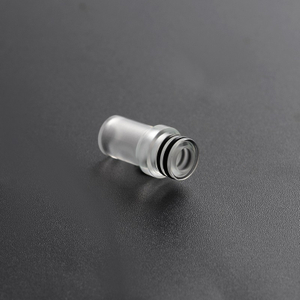 Replacement 510 Drip Tip for Flash e-Vapor V4.5 / V4.5S+ RTA - Transparent, PC, 21mm