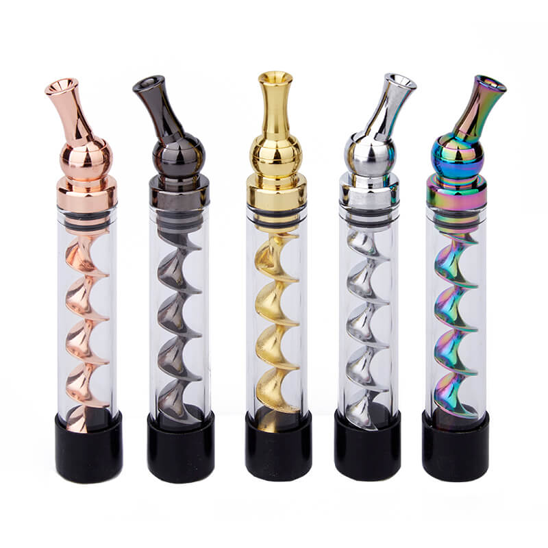 Dry Herb Vape Kit Blunt 7PPULS Twisty Glass Bubbler Smoking Pipe-Rose ...