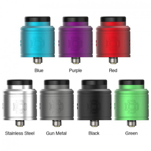Auténtico Augvape Drugsa 2 BF RDA Rebuilable Vapor de goteo Atomizador, aluminio + SS, 24 mm de diámetro