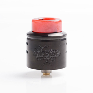Authentic Wotofo Profile 1.5 RDA Rebuildable Dripping Atomizer w/ BF Pin - Black, Stainless Steel, 24mm Diameter