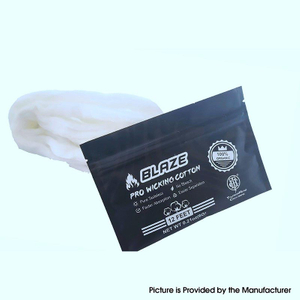 Authentique ThunderHead Creations Blaze Pro Wicking Cotton - 12 pieds (3,5 m / sac-6g)