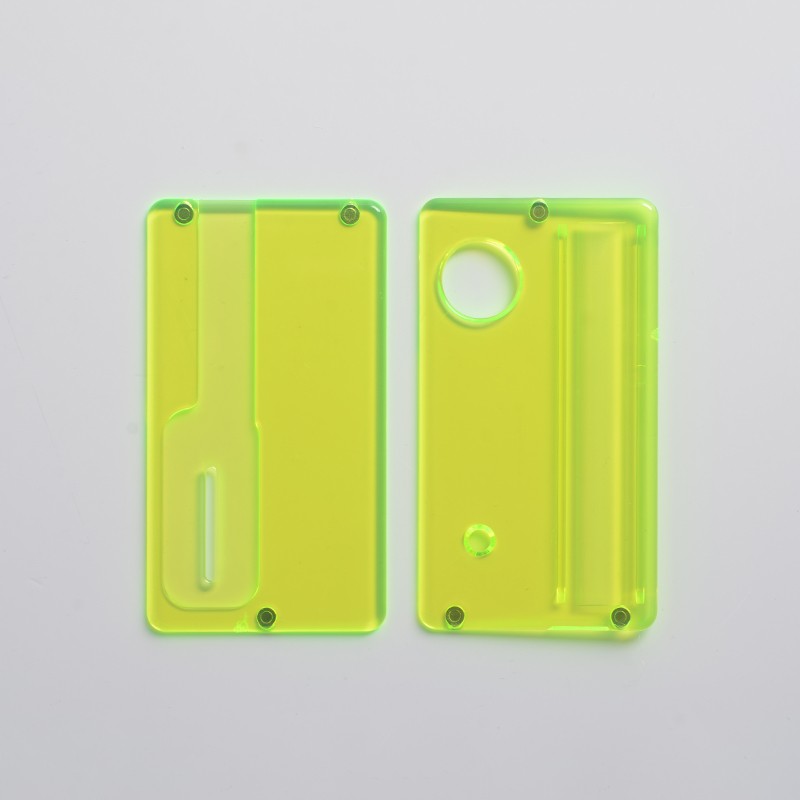 Reemplazo delantero + placas de panel de la puerta trasera para DOT Mod DOT AIO Vape POD System, PCTG (2 PC)