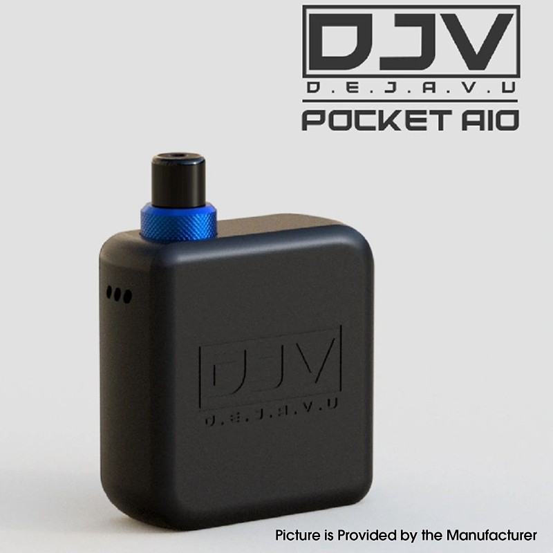 Authentic DEJAVU Pocket 40W VW Variable Wattage AIO Pod System Vape Starter Kit 5~40W, 950mAh, 2.0ml, 0.6ohm / 1.0ohm