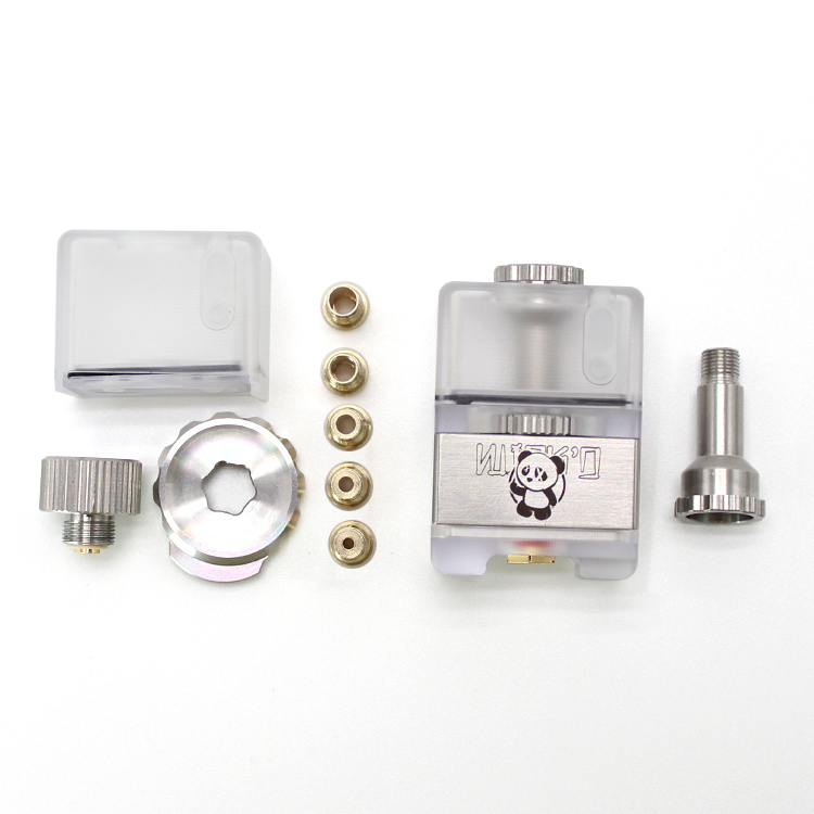 SXK Link D RBTA Airflow Inserts Style RTDA Replacement Tank RBA for SXK BB /Link D RBTA - Silver, 316SS + PC, 3.5ml, 1.2, 2.0, 2.5, 3.0 mm
