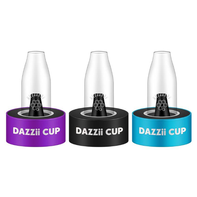 Аутентичный DAZZLEAF Dazzii Cup Dab Rig Water Pipe Pipe Paporizer Kit 1600mah 