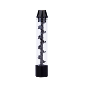 Dry Herb Vape Kit Blunt 7P Twisty Glass Bubbler Smoking Pipe-Black