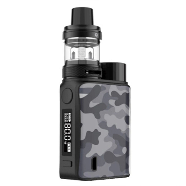 Authentic Vaporesso Swag II 80W VW Box Mod W / NRG PE Tank Atomizer Vape Kit - Camo Gray ، 5 ~ 80w ، 1 x 18650 ، 3.5ml ، 0.15 / 0.5ohm.