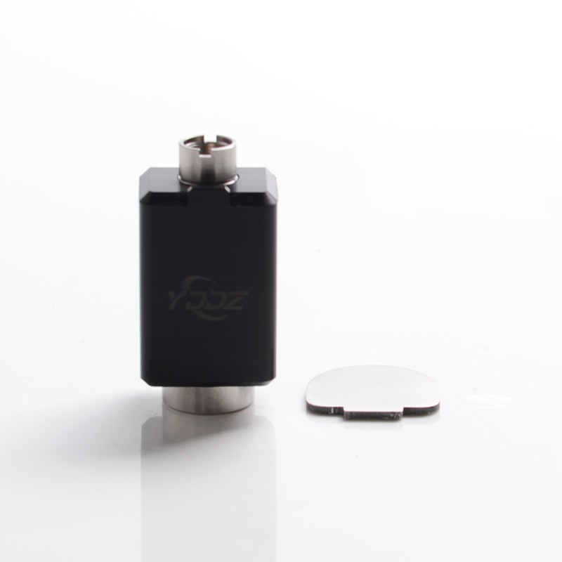 Authentic YDDZ A1 510 Thread Adapter Connector for dotMod dotAIO Pod System Vape Kit - Black + Silver, POM + Stainless Steel