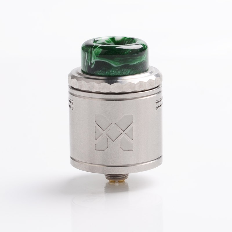 Authentic Vandy Vape Mesh V2 RDA Rebuildable Dripping Atomizer - SS, Stainless Steel, 0.12ohm / 0.15ohm, 25mm Diameter