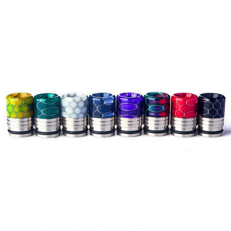 Authentic REEWAPE AS318S 810 Drip Tip for RDA / RTA / RDTA / Sub Ohm Tank Vape Atomizer, Resin & SS, 20mm