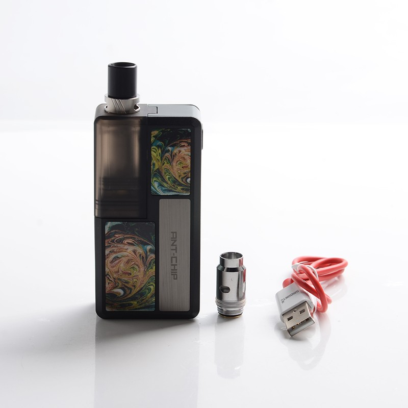 Auténtico Smoant Knight 80 80W TC VW Mod RBA POD System Vape Starter Kit - Night Green, 1 ~ 80W, 100 ~ 300'C / 200 ~ 600'F, 1 x 18650 18650