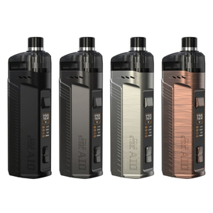 Authentic Artery Cold Steel AIO 120w Pod System Vape Mod Kit, 1 x 18650/20700/21700