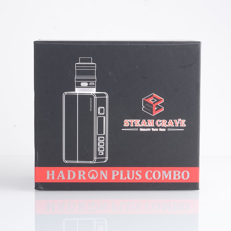 Authentic Steam Crave Hadron Plus DNA250C 200W Box Mod Advanced Kit with Plus V2 RDTA 1~200W, 2 x 21700, 8ml