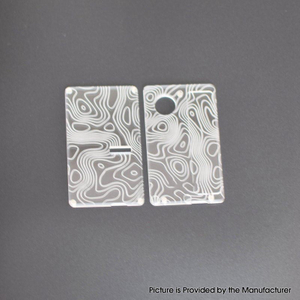 Authentic MK MODS TOPO Replacement Front + Back Cover Panel Plate for Cthulhu AIO Mod Kit Acrylic