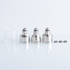 Coppervape Millennium Style RTA V1.1 Replacement Nano Kit - 316SS + Glass, 2.0ml, 3-Chimney