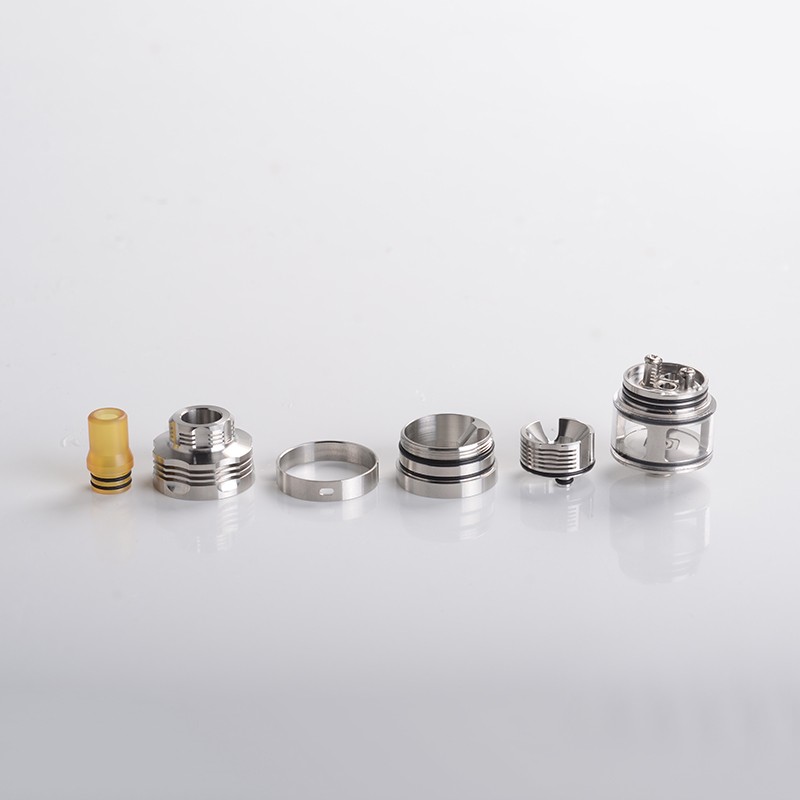 Four One Five 415 S61 Genesis Atomizer Style RDTA Rebuildable Dripping Tank Atomizer Stainless Steel + PEI, 22mm