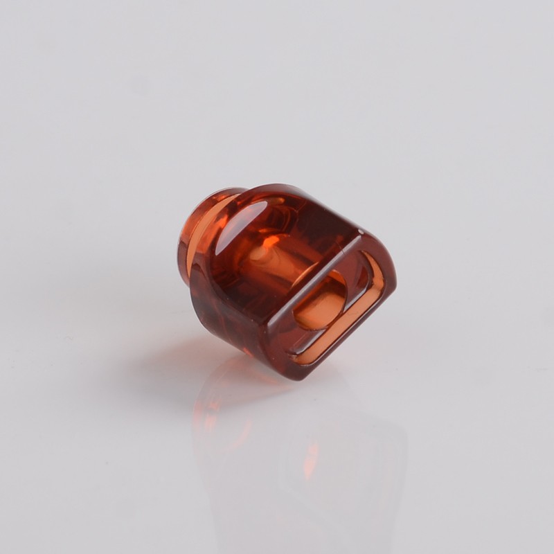 Never Normal Whistle V2 Style 510 Drip Tip for dotMod dotAIO Pod - Clear, PMMA