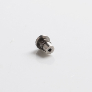 SXK Replacement Bohrung Airflow Insert Air Screw for Flash e-Vapor V4.5/V4.5S+ RTA - Silver, 0.8mm Airhole, 5.12 x 3.92mm (1 PC)