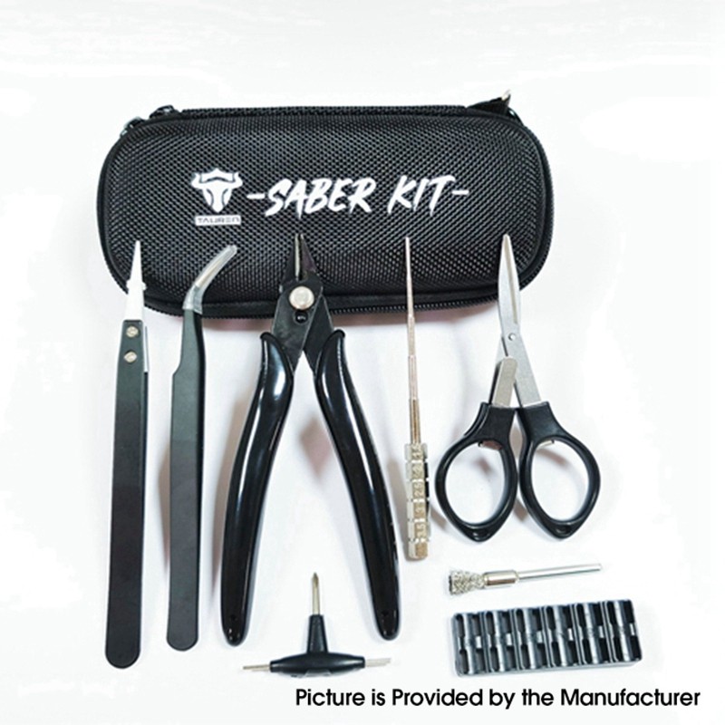 Authentic ThunderHead Creations THC Tauren Saber Tool Kit Cutter Tweezers Scissors Jig ScrewdriverTrim ToolCoil Brush