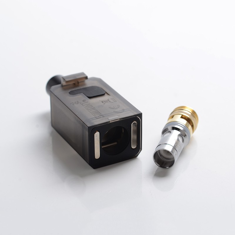 SMOANT AUTENTIK 80 TC VW MOD RBA POD SYSTEM KIT PENGGANTIAN POD POD CARTRIDGE W/ 0.3OHM & 0.4OHM MESH COILS - Hitam, 4ML
