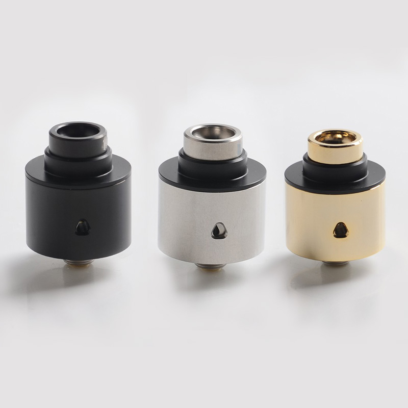 Hussar Legacy II 2 V2 Style RDA Rebuildable Dripping Vape Atomizer w/ BF Pin, 316 Stainless Steel, 22mm Diameter