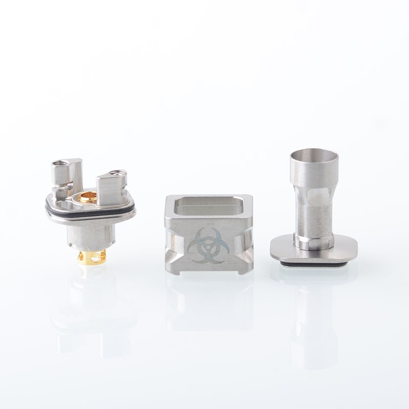 Protocol Atom B-HZRD Biohazard Edition Bridge RBA for Boro / Billet / BB Mod 3.5 / 4.0mm Air Pin