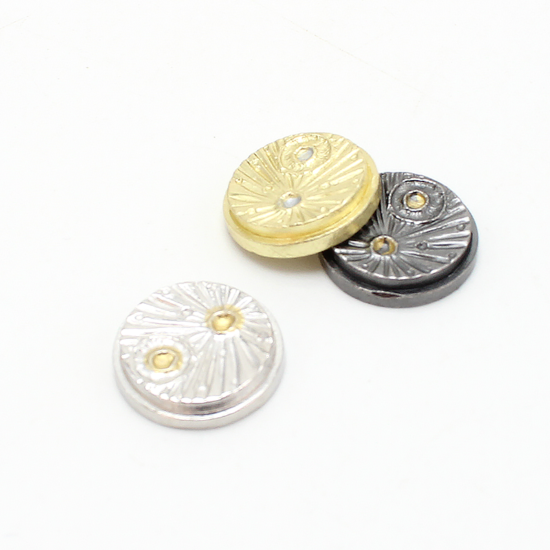 ETU Meteorite button for BB / Billet Mod Silvery+Black+Gold 3pcs