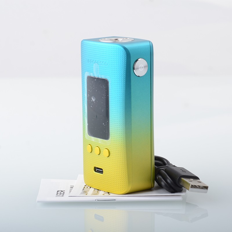 Autêntico Vaporesso gen 200 vw Vape caixa Mod vw 5 ~ 200w 2 x 18650