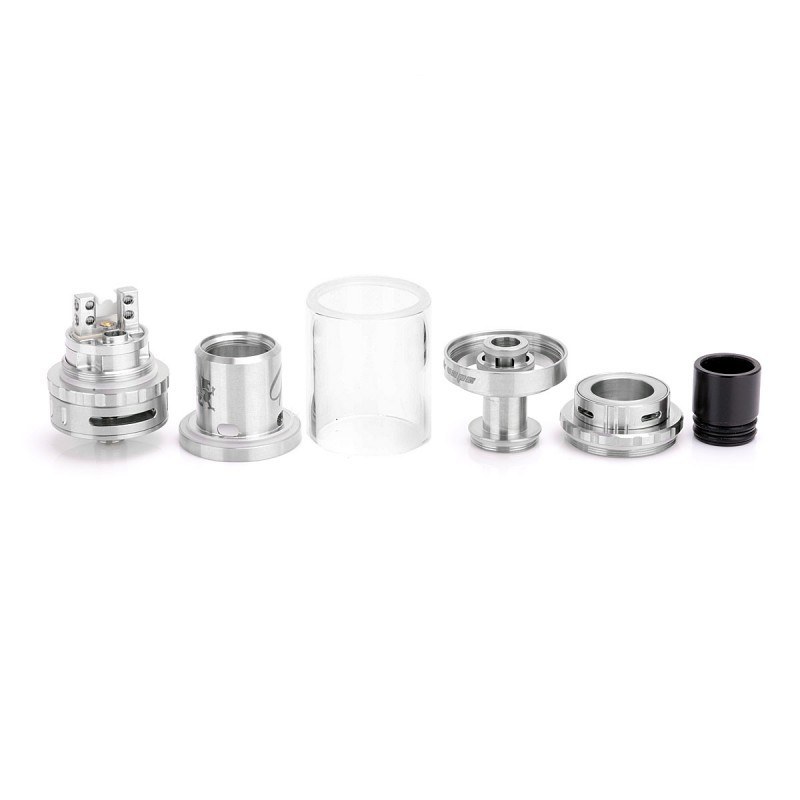 Authentic GeekVape Griffin 25 6ml RTA Rebuildable Tank Atomizer Stainless Steel + Glass, Top Airflow