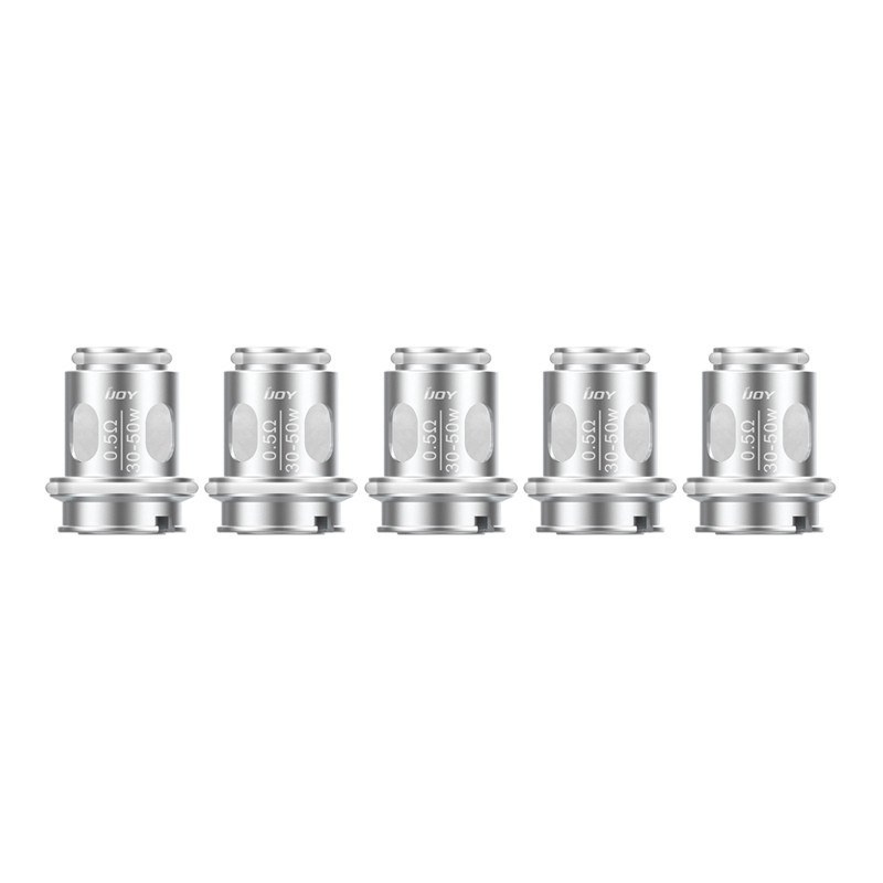 Authentic IJOY Flash Tank Replacement Mesh Coil Head - 0.5ohm (30~50W) (5 PCS)