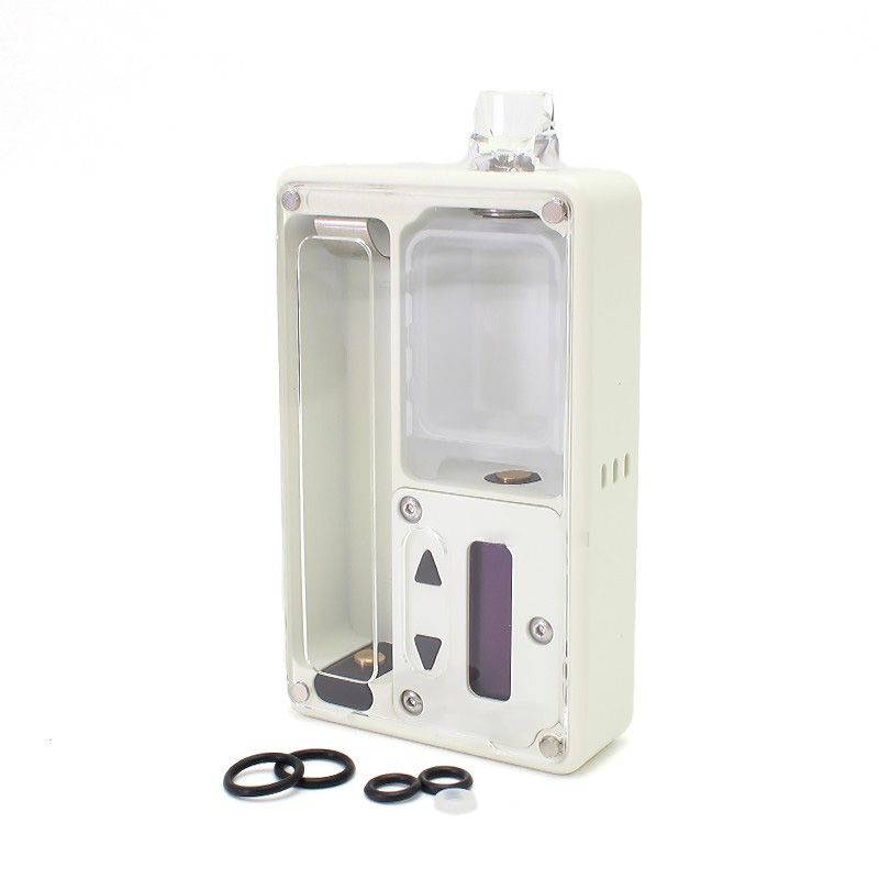 SXK BB 60W All-In-One VW Box Mod Vape Kit W/ USB Port-White ، 1 ~ 60W ، 1 × 18650 ، EVOLV DNA 60 ، مع 2024Logo
