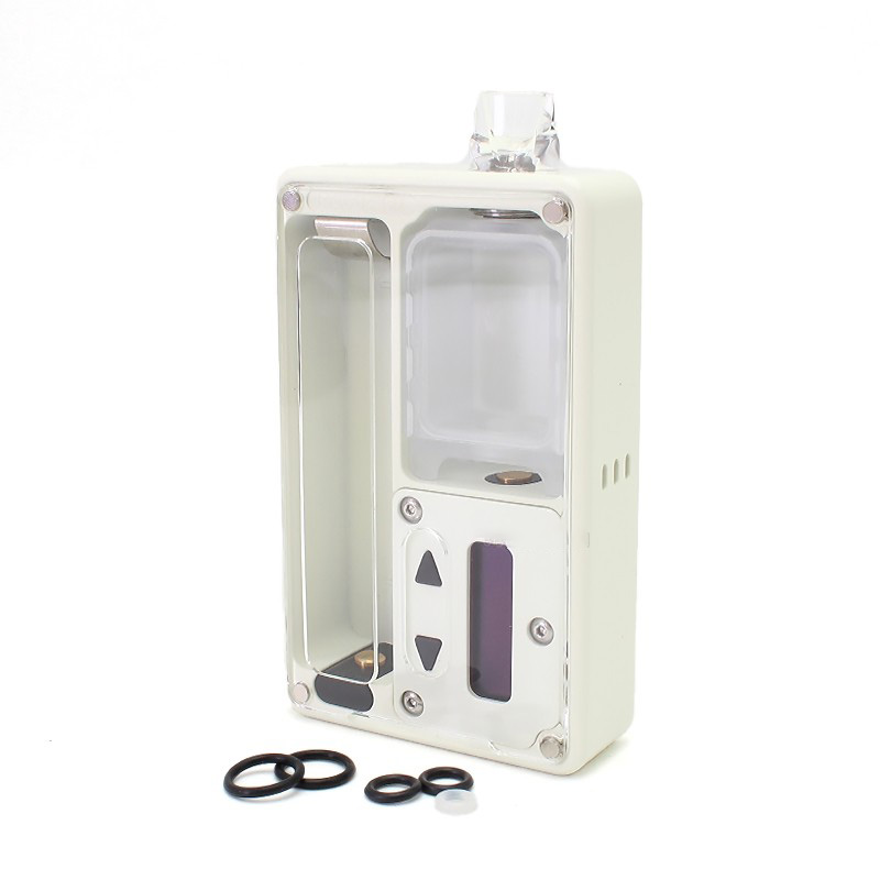 SXK BB 60W All-In-One VW Box Mod Vape Kit W/ USB Port-White ، 1 ~ 60W ، 1 × 18650 ، EVOLV DNA 60 ، مع 2024Logo