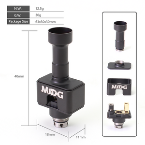 SXK UNKWN MIDG RBA Ponte para Billet / BB / Boro Tank 316SS, pinos de ar 1.2 + 1,5 + 2,5 + 3 + 3,5 + 4,0mm