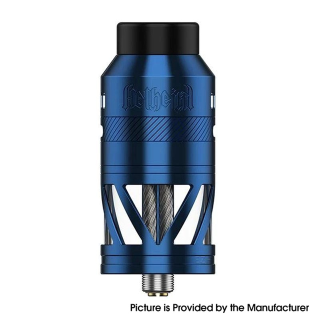 Hellvape الأصيل Helheim S Rdta Rebuildable Dripping Tank Vape Atomizer 5.0ml ، DL / MTL vaping ، قطر 25 ملم